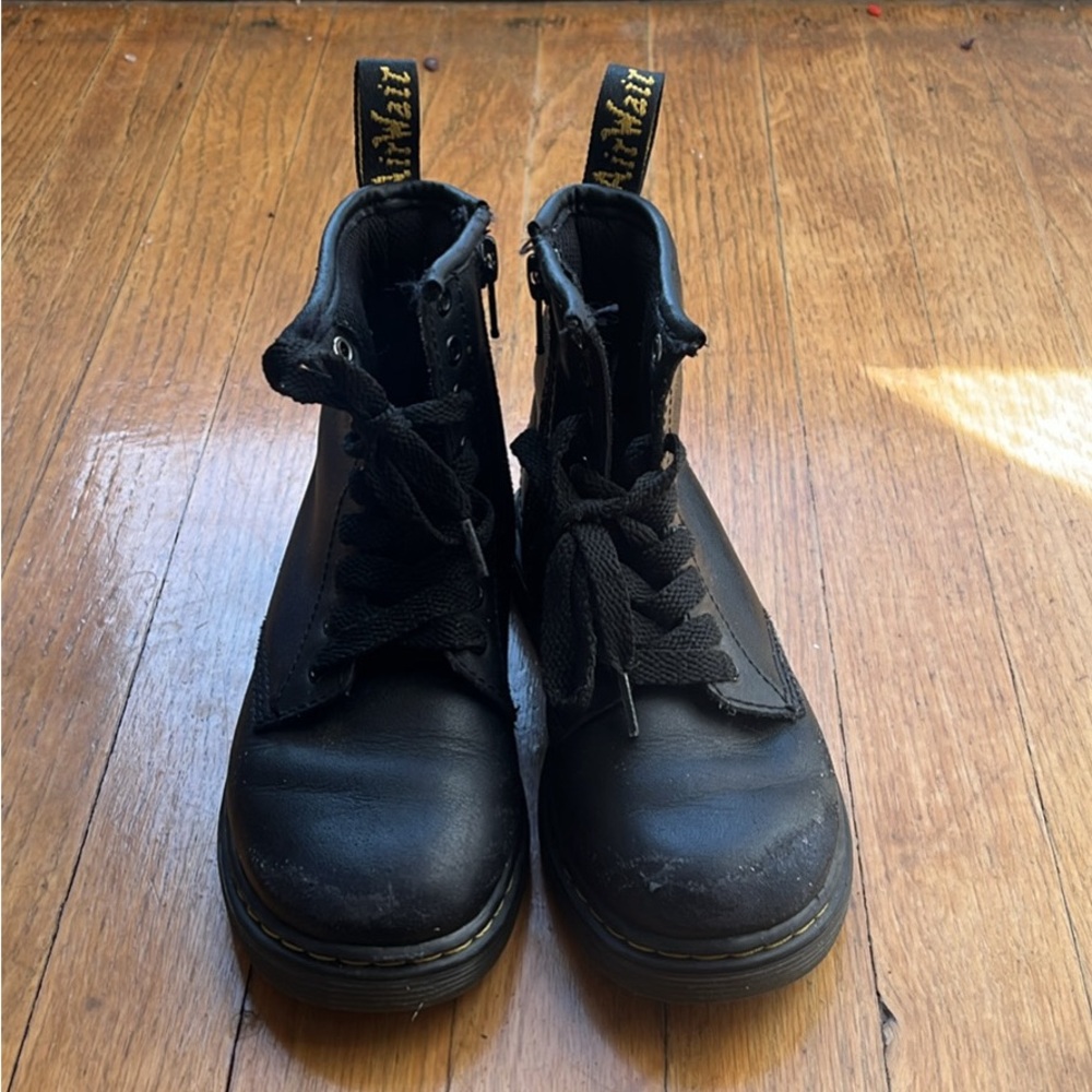 Dr Martens toddler 1460 lace and zip up boots toddler size 11